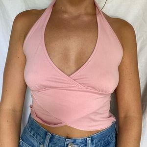 Pink tank top